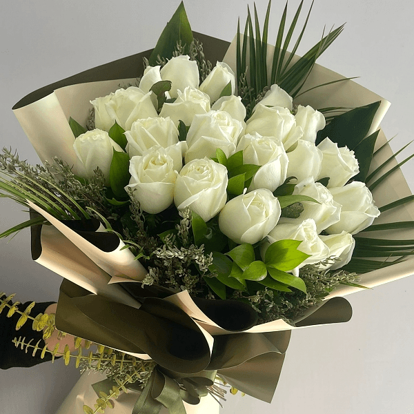  Burdur Çiçek Gönder - 21 BEYAZ GÜL