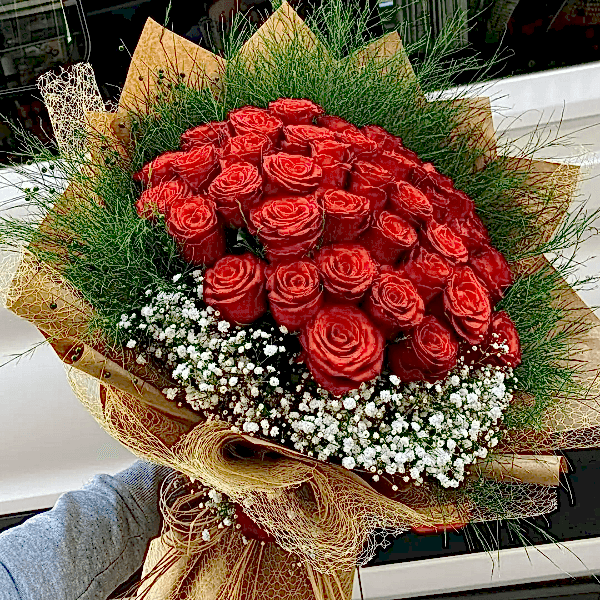 Burdur Çiçekçi - 25 KIRMIZI GÜL