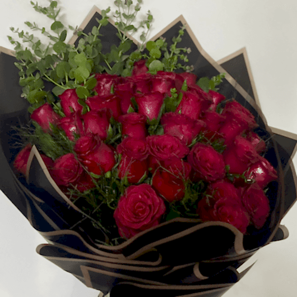 Burdur Çiçekçi - 24 Kırmızı Gül Buketi