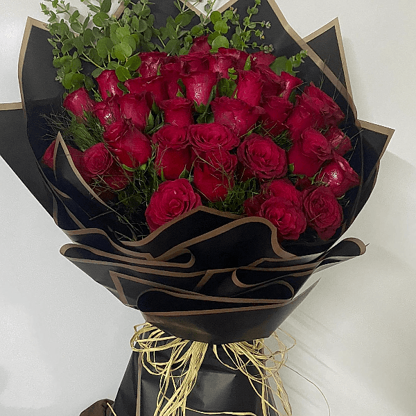  Burdur Çiçek Siparişi - 24 Kırmızı Gül Buketi
