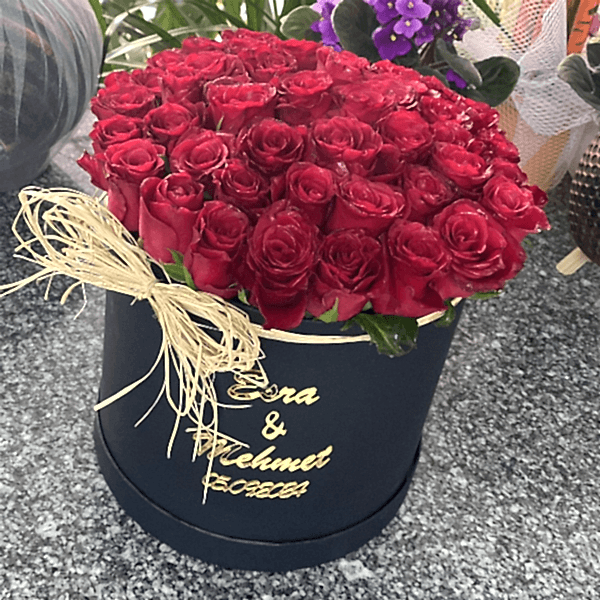  Burdur Çiçek - KUTUDA CANLI GÜL