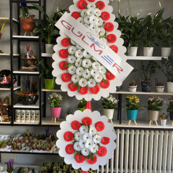 Burdur Çiçekçi - ÇİFLİ ÇELENK