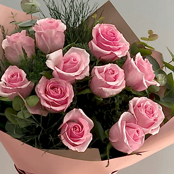 Burdur Çiçekçi - 11 ADET PEMBE İTHAL GÜLLER