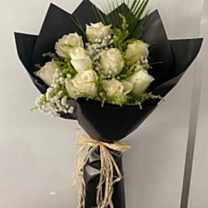  Burdur Çiçek Gönder - 9 İTHAL BEYAZ GÜL